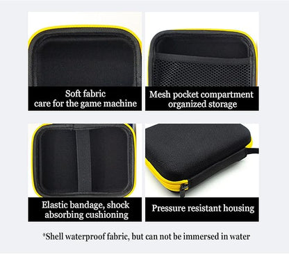 Retro Handheld Console Carrying Case – Protective Travel Organizer Bag for RG Series & More