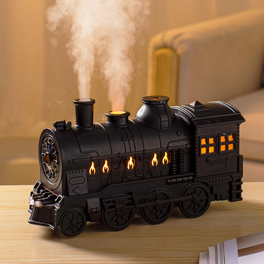 Train-Shaped Aromatherapy Diffuser – 300ml Cool Mist Humidifier with Remote & LED