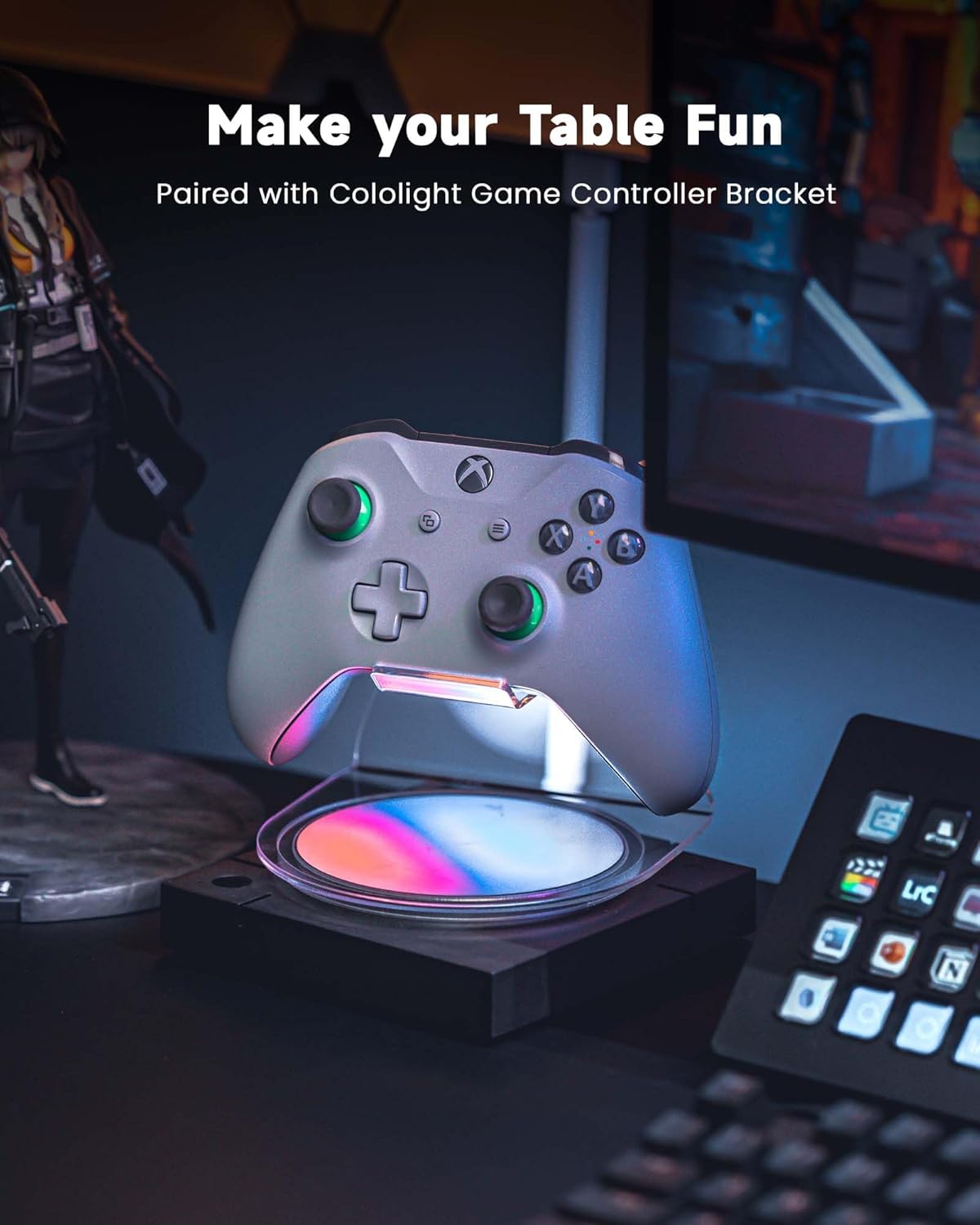 Cololight LED Wall Light – Multicolor Music Sync Ambient Light for Bedroom, Gaming, and Room Decor, Works with Alexa & Google Assistant (Mix Black)