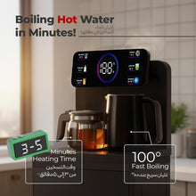 Green Lion Tea Bar Machine – Hot & Cold Water Dispenser with Smart Tea Maker The Wonders Mart Trading™