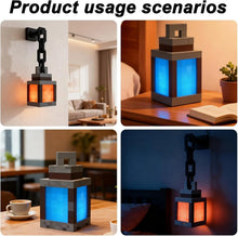 Minecraft-Inspired Pixel Lantern Night Light – 16 Color RGB Rechargeable Gaming Room Lamp The Wonders Mart Trading™