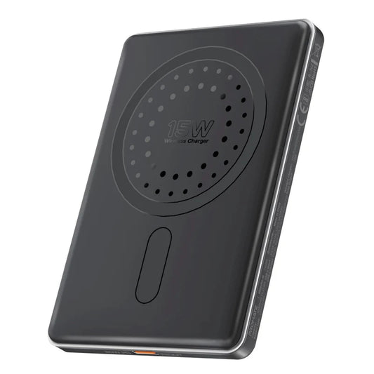 Promate Blade-5 Ultra Slim 5000mAh Power Bank with 15W MagSafe Wireless & 20W USB-C PD Fast Charging