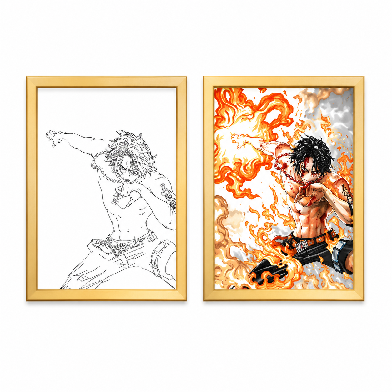 3D LED Painting Frame – Anime & Game Lamp The Wonders Mart Trading™