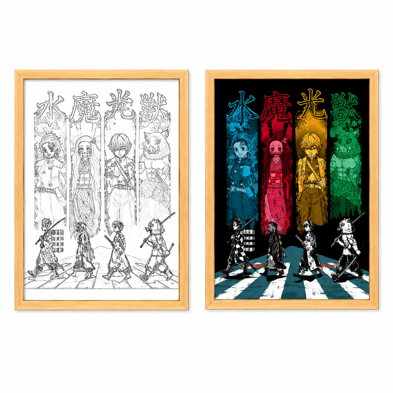 3D LED Painting Frame – Anime & Game Lamp The Wonders Mart Trading™