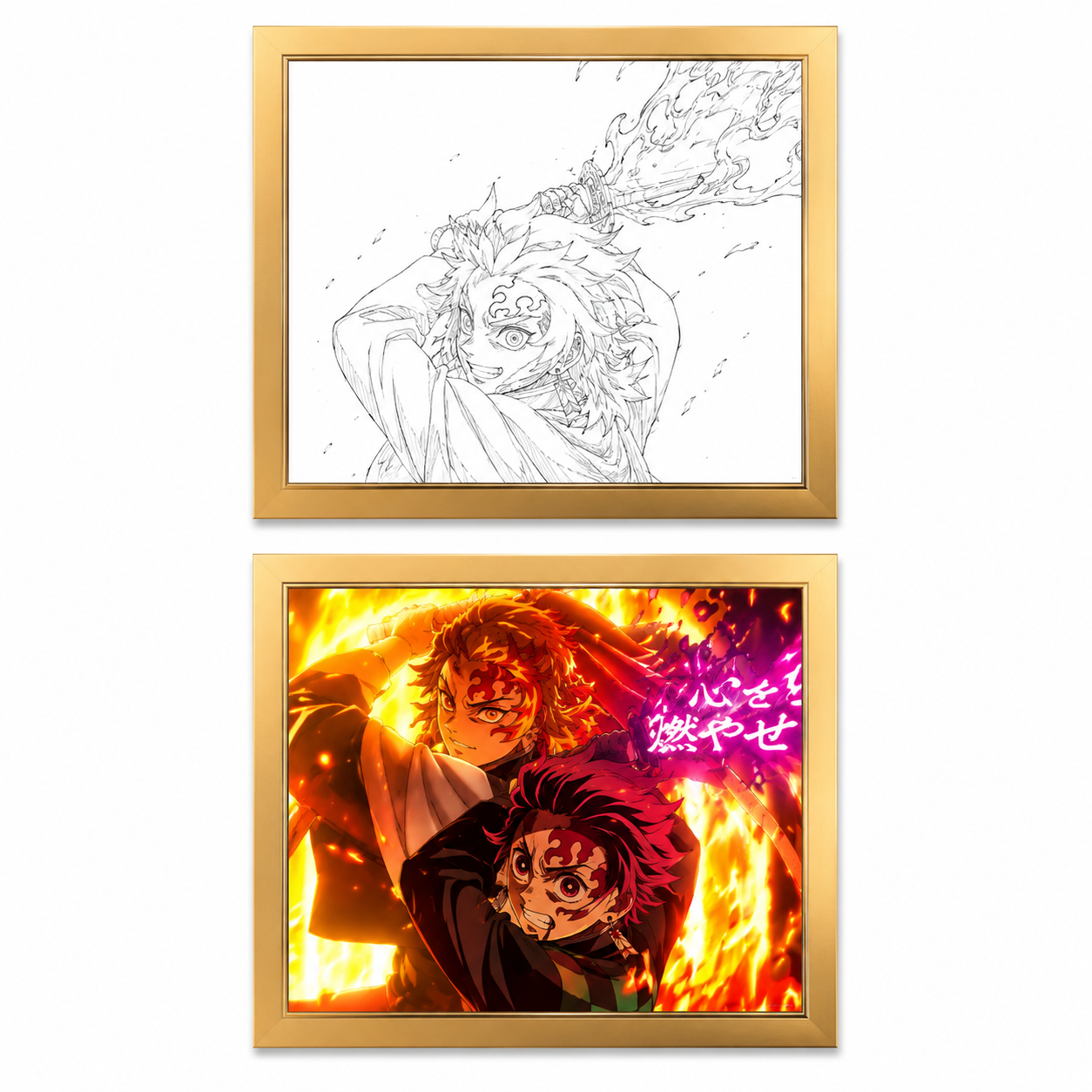 3D LED Painting Frame – Anime & Game Lamp The Wonders Mart Trading™