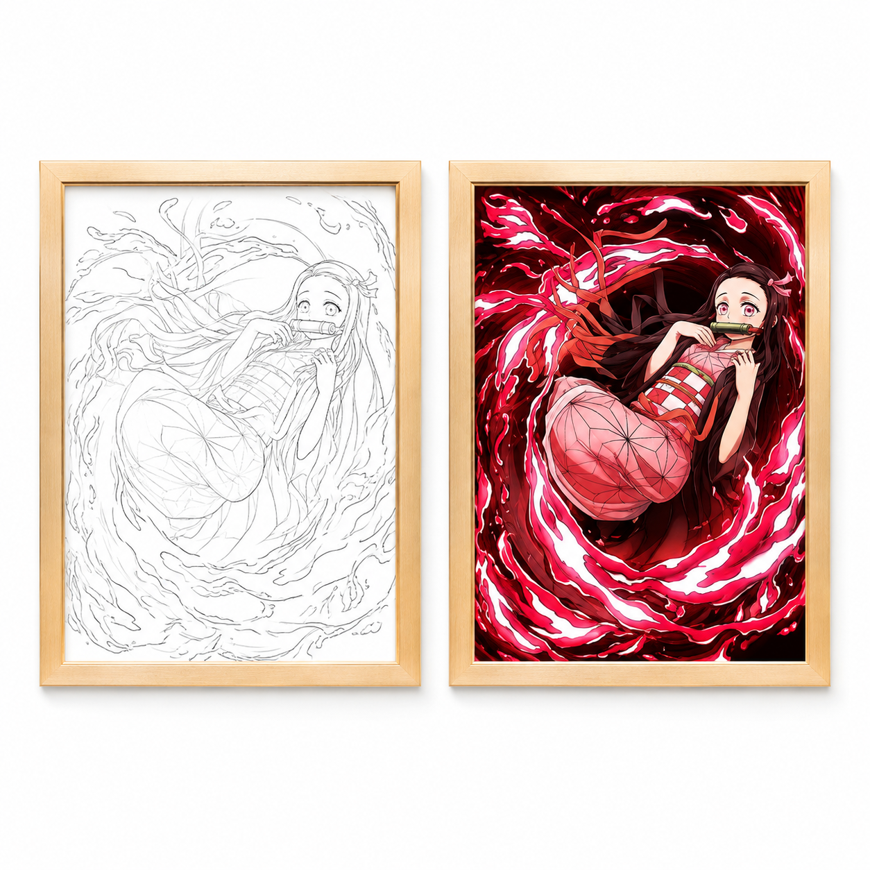 3D LED Painting Frame – Anime & Game Lamp The Wonders Mart Trading™
