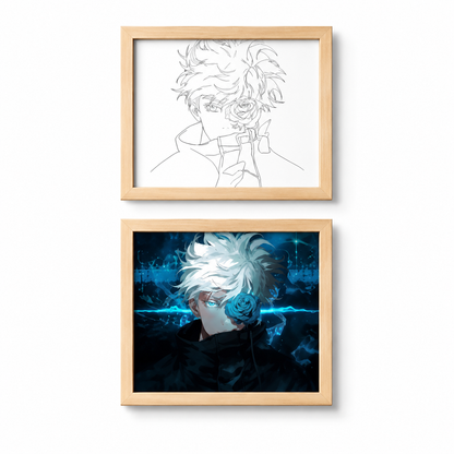 3D LED Painting Frame – Anime & Game Lamp The Wonders Mart Trading™