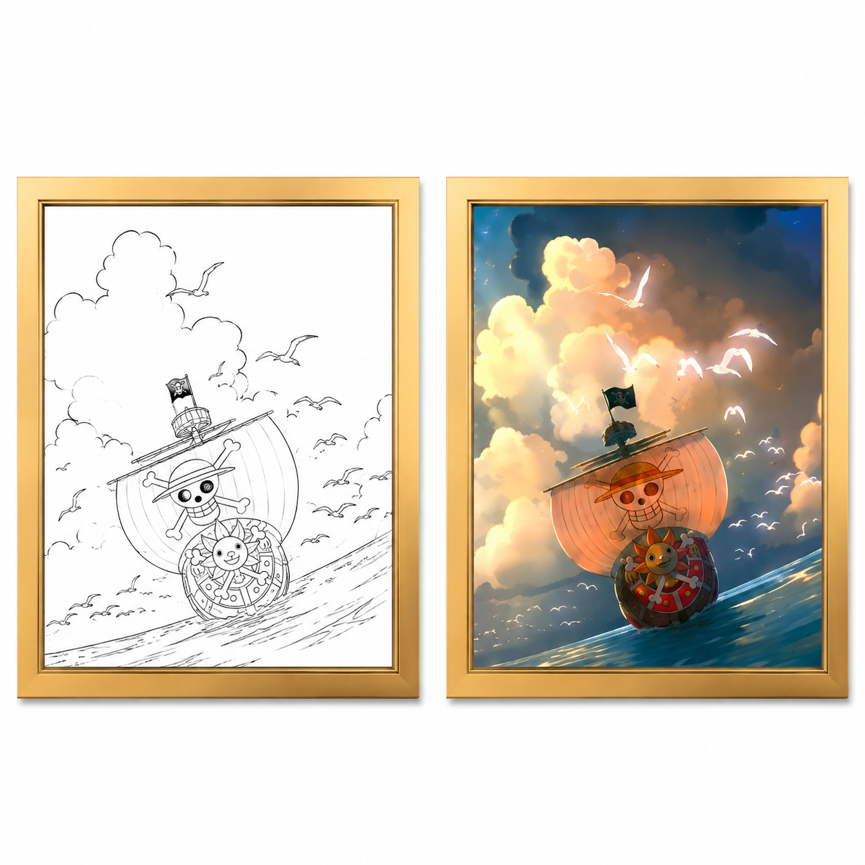 3D LED Painting Frame – Anime & Game Lamp The Wonders Mart Trading™