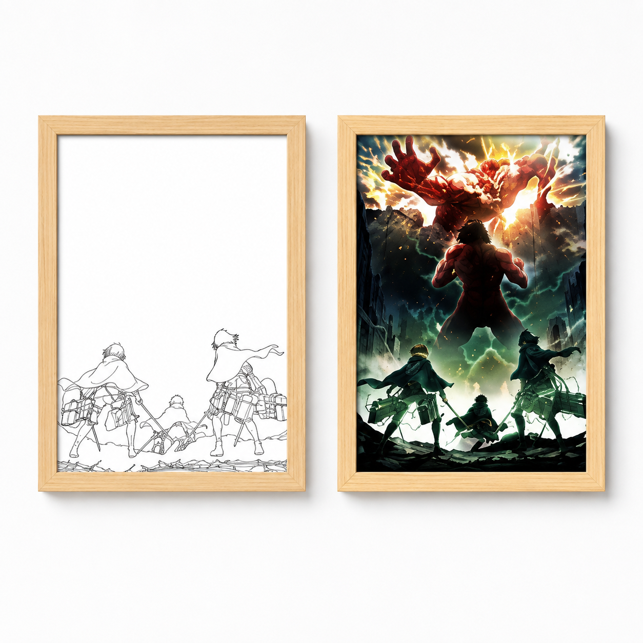 3D LED Painting Frame – Anime & Game Lamp The Wonders Mart Trading™