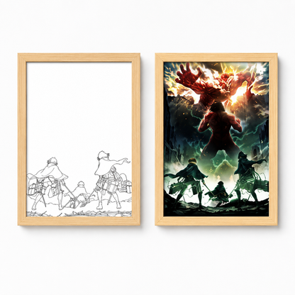 3D LED Painting Frame – Anime & Game Lamp The Wonders Mart Trading™