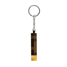 Official Minecraft torch LED keychain front view