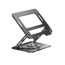 Green Lion 360° Rotatable Laptop Stand – Ergonomic Metal Base, Non-Slip Silicone, Universal Fit for 13”-17” Laptops – Black The Wonders Mart Trading™