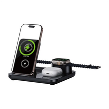 Green Lion 3-in-1 Multifunction Wireless Charger – Fast Charging Station for Phone, AirPods & Watch (Black) The Wonders Mart Trading™