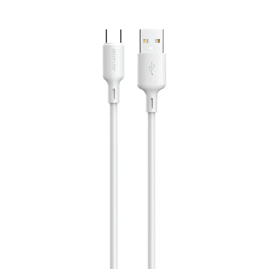Green Lion 67W USB-A to USB-C TPE Cable 1m - White
