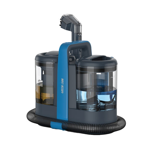 Green Lion Carpet Cleaner Pro – 600W Motor, Dual Water Tanks, Deep Stain Removal, Long Reach – Blue