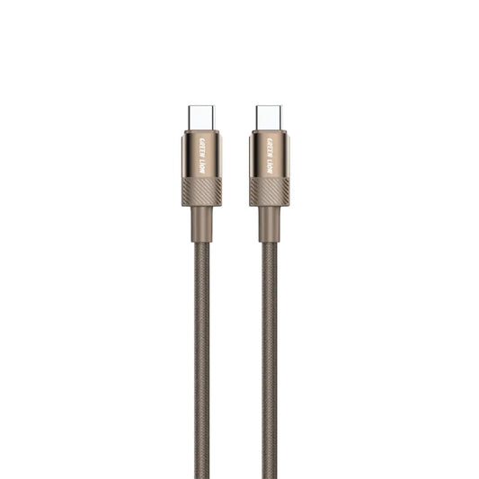 Green Lion Desert Spark Cable USB-C to USB-C 1M 60W- Desert Titanium
