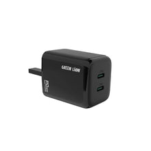 Green Lion 40W Dual PD Wall Charger With USB-C To USB-C Cable - Black The Wonders Mart Trading™
