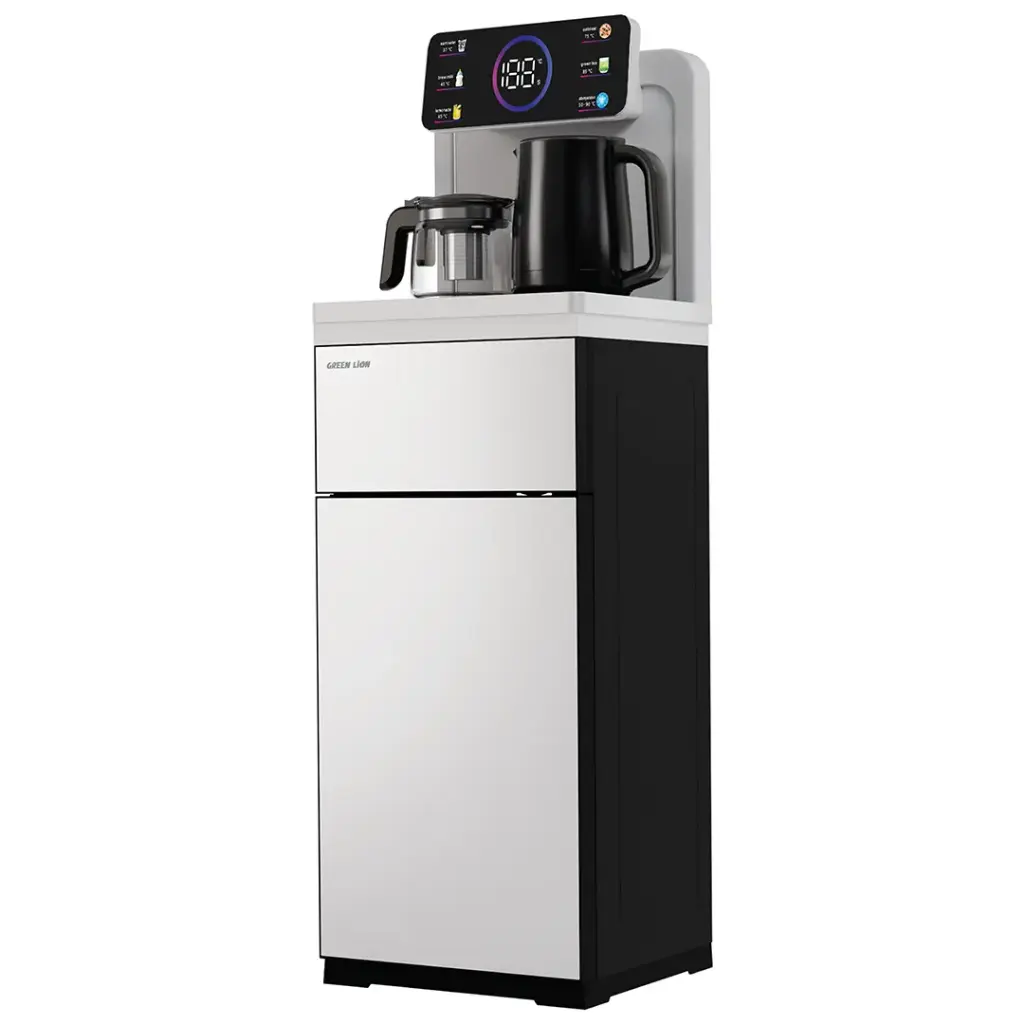 Green Lion Tea Bar Machine – Hot & Cold Water Dispenser with Smart Tea Maker The Wonders Mart Trading™