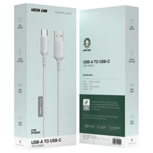 Green Lion 67W USB-A to USB-C TPE Cable 1m - White The Wonders Mart Trading™