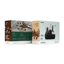 Green Lion G-50 PLUS Complete Coffee Maker Set – Pour Over Kit with 600ml Kettle, Grinder, Dripper, Glass Server, 2 Cups, Filters & Digital Scale – Travel Box Included – Black The Wonders Mart Trading™