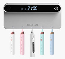 Green Lion Smart Toothbrush Sterilizer – Auto Timing, 99.9% Antibacterial, UVC LED, One-Touch Operation, 30-Day Standby, Wall Mountable The Wonders Mart Trading™