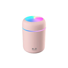 مرطب هواء معطر للغرفة مع إضاءة ليلية LED بألوان قوس قزح وصانع ضباب H2o ومرطب هواء للسيارة DQ107