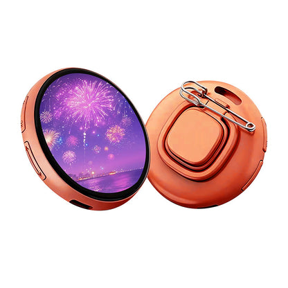 N88 Smart Digital E-Badge – 1.85” Touchscreen Magnetic GIF & Video Display Badge The Wonders Mart Trading™