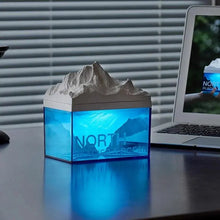 Glacier Ocean Night Light with Bluetooth Speaker