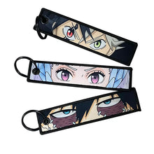 Anime Jet Tag Keychain – Dual-Sided Embroidered Tag (13x3cm) The Wonders Mart Trading™