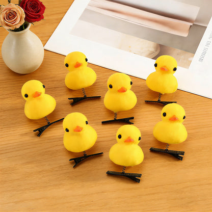Cute Animal Hair Clips – Capybara & Yellow Duck Spring Hairpin Accessories (Random) The Wonders Mart Trading™