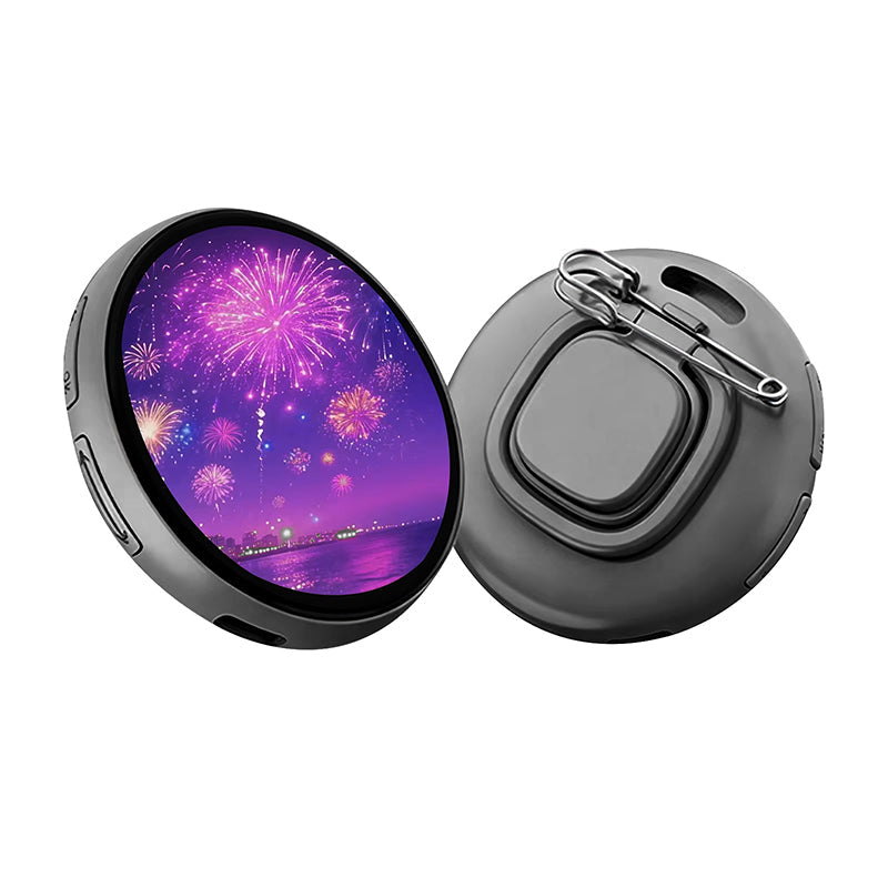 N88 Smart Digital E-Badge – 1.85” Touchscreen Magnetic GIF & Video Display Badge The Wonders Mart Trading™