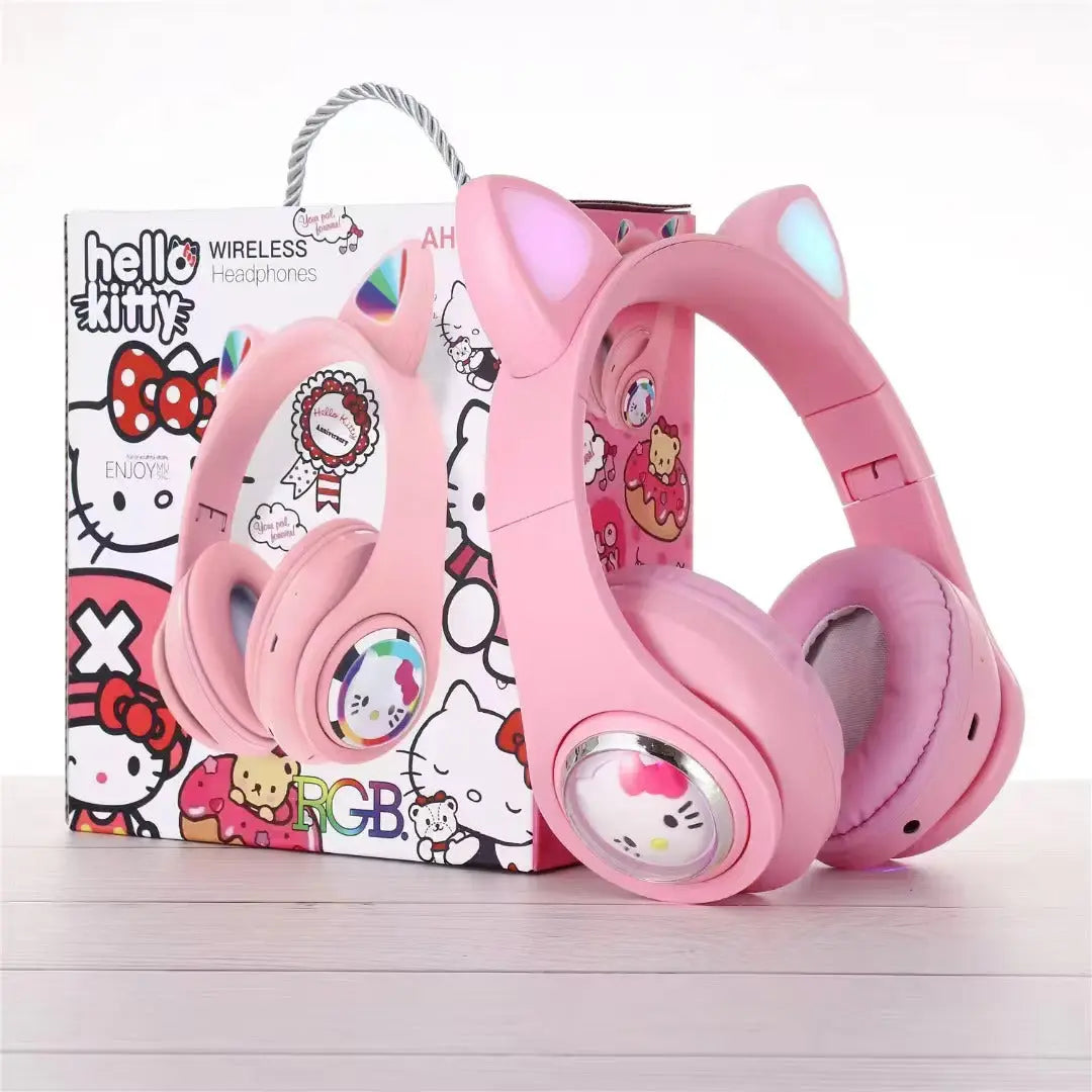 
Stitch / Mario / Hello Kitty 3D Bluetooth Wireless Headphones – Foldable, On-Ear Design with Built-In Mic, 16H Playtime, Padded Earcups & AUX/TF Support The Wonders Mart Trading™