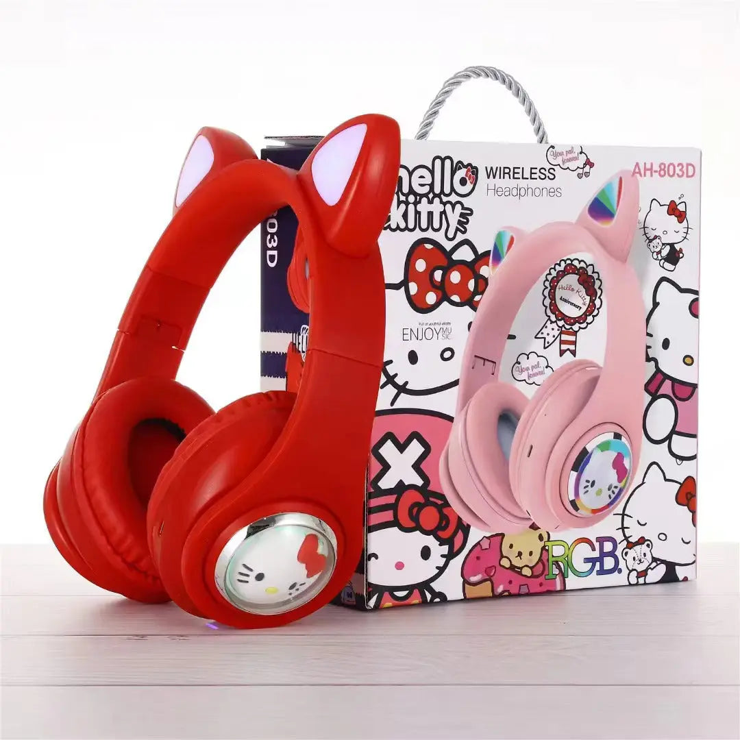 
Stitch / Mario / Hello Kitty 3D Bluetooth Wireless Headphones – Foldable, On-Ear Design with Built-In Mic, 16H Playtime, Padded Earcups & AUX/TF Support The Wonders Mart Trading™
