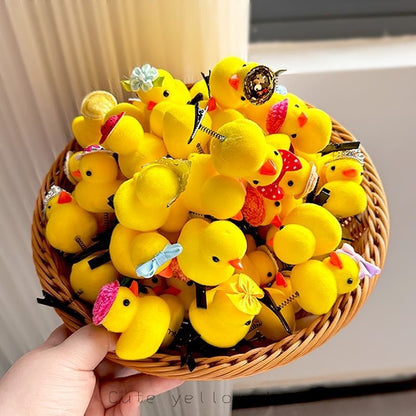 Cute Animal Hair Clips – Capybara & Yellow Duck Spring Hairpin Accessories (Random) The Wonders Mart Trading™