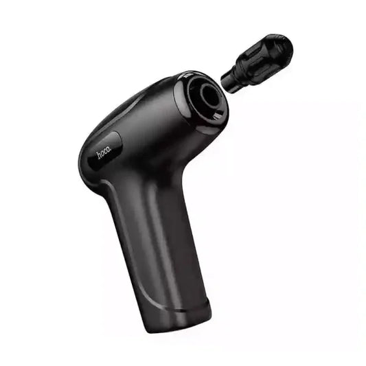 HOCO HP51 Portable Mini Massage Gun – 6 Speeds, 4 Heads, USB-C Charging