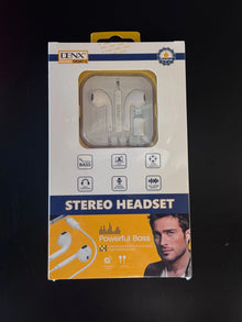 DENX DX347-C Stereo Lightning Headset – HI-FI Sound, Powerful Bass, Noise Isolation, 120cm Cable The Wonders Mart Trading™