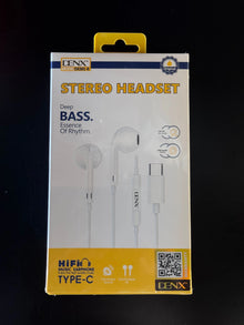 DENX DX301-B Stereo Type-C Headset – HI-FI Sound, Deep Bass, Noise Isolation, 120cm Cable The Wonders Mart Trading™