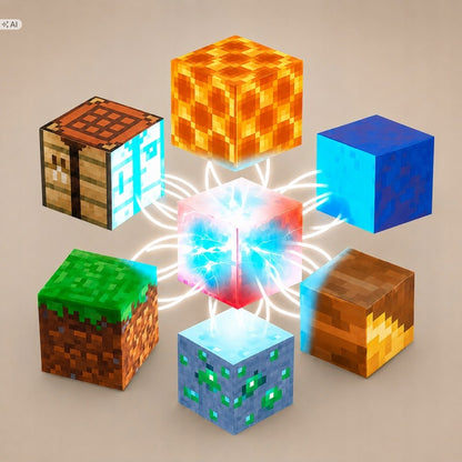 Minecraft Magnetic Building Blocks – Random Character Bucket | 10PCS / 100PCS Sets The Wonders Mart Trading™