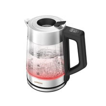 LePresso Multi-Temperature Illuminated Glass Kettle – 1.7L Fast-Boil Kettle with LED Lights, Temp Control (50°C–100°C), Keep-Warm, & Boil-Dry Protection | 2200W, UK Plug – Black The Wonders Mart Trading™