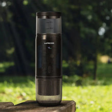 LePresso Portable Mini Espresso Machine – 15 Bar Pressure, Self-Heating, Type-C Rechargeable, Compatible with Capsules & Ground Coffee | Includes Travel Pouch (80ml, 7500mAh Battery) The Wonders Mart Trading™
