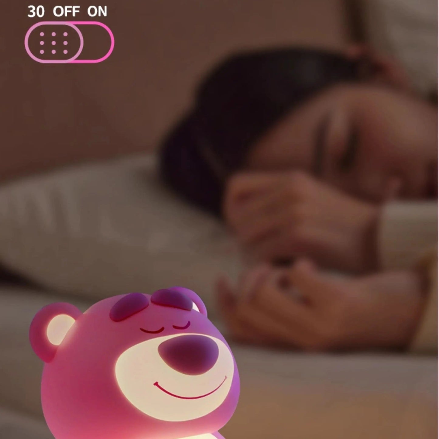 Toy Story Lotso Bear Silicone Night Light The Wonders Mart Trading™