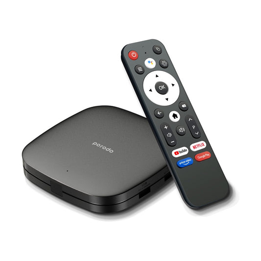 orodo Android TV Box – Full HD Streaming with Bluetooth Remote & 4K Support