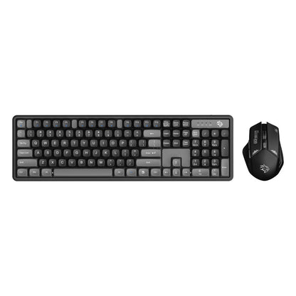 Porodo Wireless Gaming Keyboard & Mouse Set – 2.4GHz Connection, 1600 DPI Adjustable Mouse, Ergonomic Design | Compatible with Windows & Mac