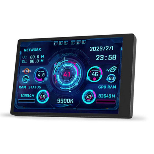 Porodo Gaming 3.5" Mini Smart PC Health Monitoring Screen – Plug & Play Performance Display