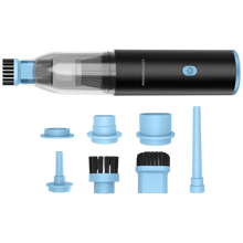 Powerology TurboVac 6000 mAh Portable multifunctional vacuum cleaner with LED light - Black/Blue The Wonders Mart Trading™