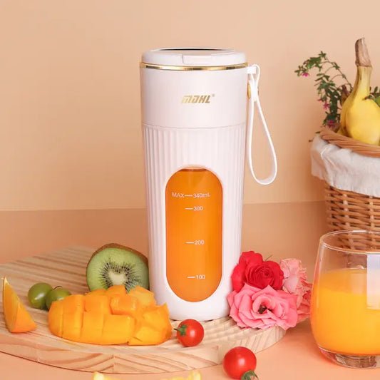 Portable Wireless Juicer 340ML with LED Screen – 14 Blades, USB-C Rechargeable Blender