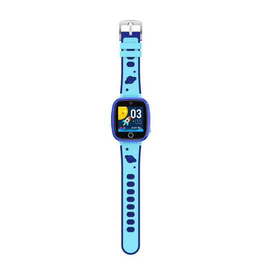 Porodo Blue 4G Kids GPS Smart Watch – Real-Time Location, SOS Call, IP65 Water Resistant | Setracker 2 App Compatible