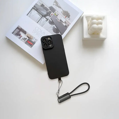 Porodo Chargeloop USB-C to USB-C Keychain Data Cable – 60W PD Fast Charging, 0.2m – Black