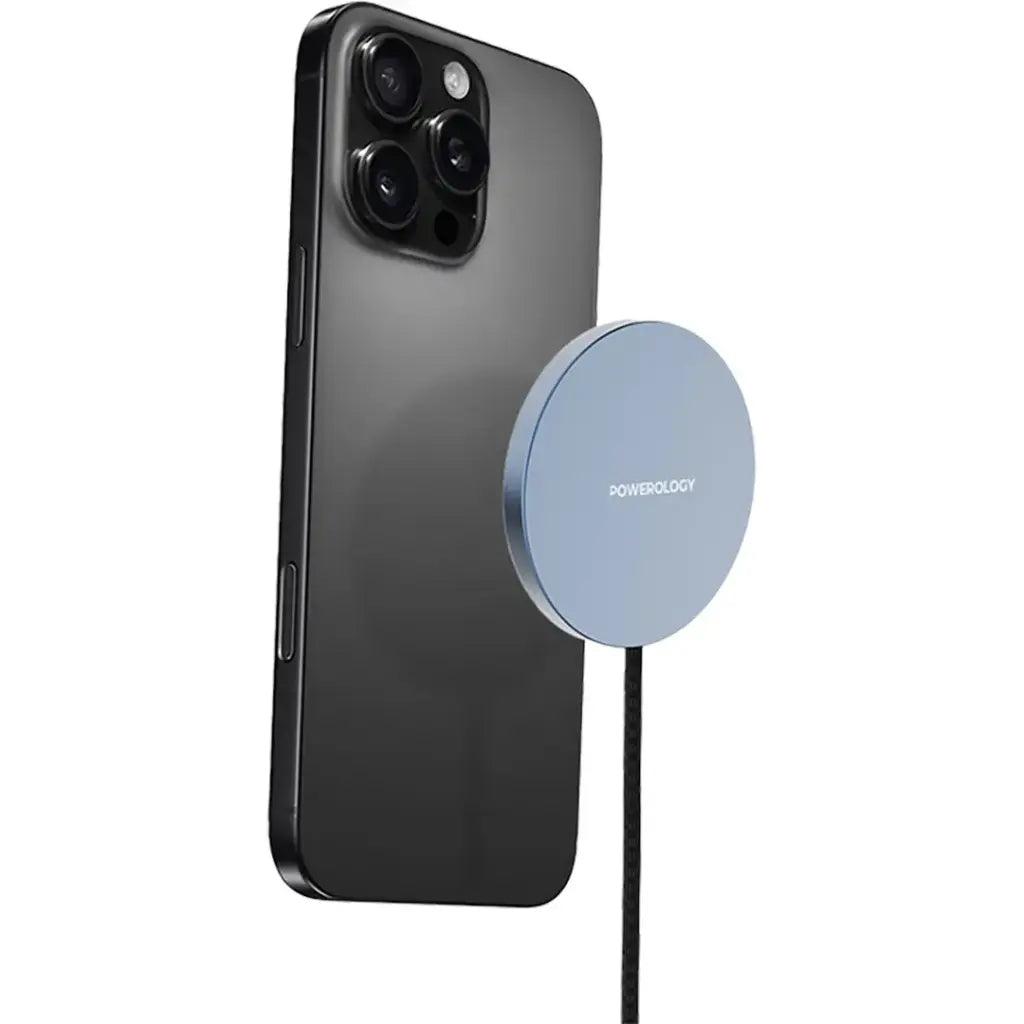 Powerology Elero Magnetic Wireless Charger - Grey The Wonders Mart Trading™