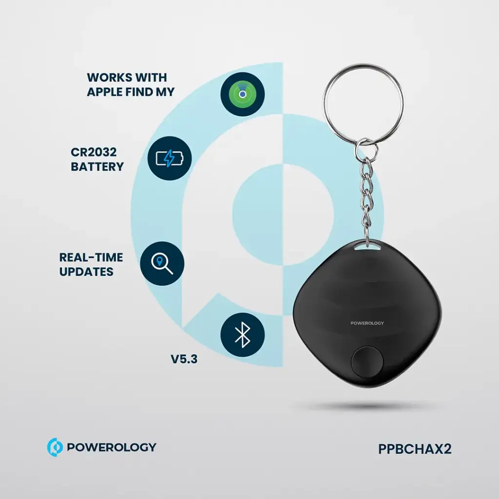 Powerology Smart Tag Accelerometer Built-in Speaker - Black The Wonders Mart Trading™